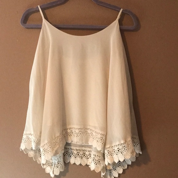 Cream Tank Top - Picture 1 of 3